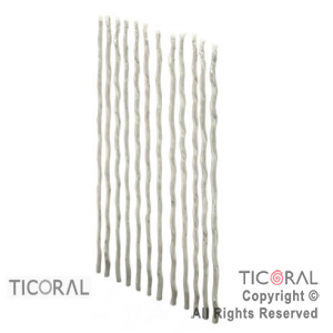VELA 2326 IRREGULAR 15CM BLANCA x 12